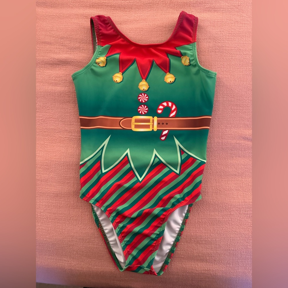Festive Elf Kids Swimsuit